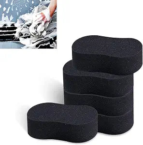 UGSHY 5 PCS Car Wash Sponge for Cleaning, 8.6In x 4.3In x 1.7In Vehicle Compressed Scrubber Kit, Universal Automotive Ea