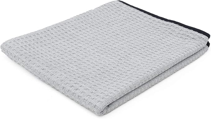 The Rag Company - The Big One - Waffle-Weave Microfiber Drying Towel; Super Absorbent for Car Washes, Detailing, and Mor