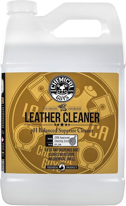 Chemical Guys, Colorless & Odorless Leather Cleaner for Interiors, 1 Gallon