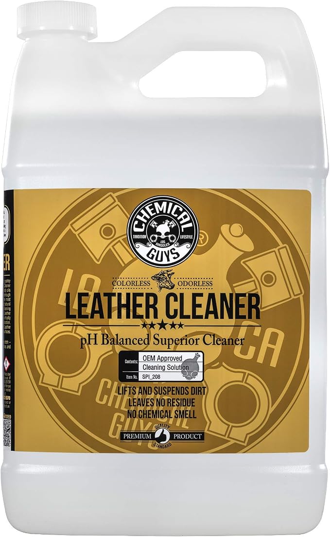 Chemical Guys, Colorless & Odorless Leather Cleaner for Interiors, 1 Gallon