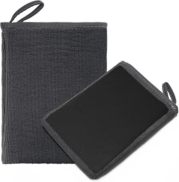 Windspeed 2P Clay Mitt, Car Clay Bar Glove Towel for Auto Detailing