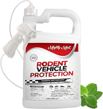 Mighty Mint Rodent Repellent Vehicle Spray, 1 Gallon (128 oz)