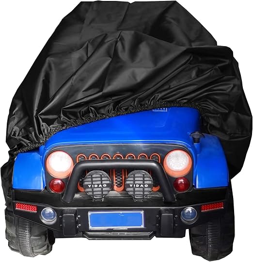 Kids Ride-On Toy Car Cover， Outdoor Protective Cover for Children's Electric Vehicles- Universal Fit,Waterproof Windproo