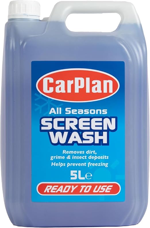 CarPlan All Seasons Windshield Washer Fluid, Ready Mixed, 1.3 Gallon