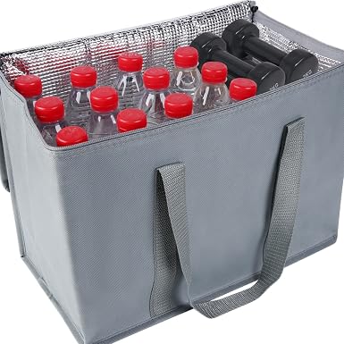 musbus 2 pk Insulated Car Organizer - Collapsible, Multi-Compartment Automotive SUV Trunk Organizer for Storage w/Adjust