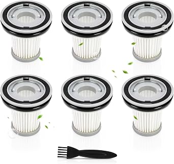 6 Pack AV8001 Hepa Filters Compatible with Fanttik Slim V8 Apex Car Vacuum - Cleanova
