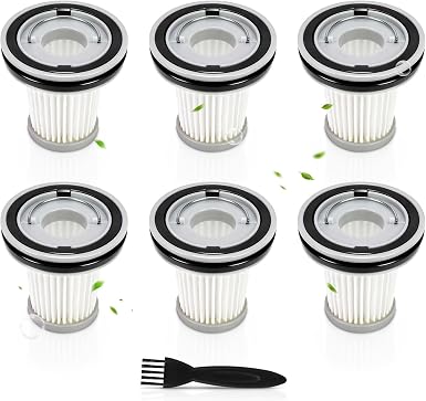 6 Pack AV8001 Hepa Filters Compatible with Fanttik Slim V8 Apex Car Vacuum - Cleanova