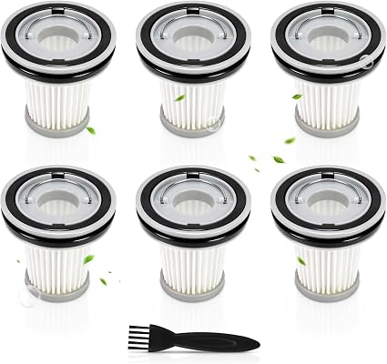 6 Pack AV8001 Hepa Filters Compatible with Fanttik Slim V8 Apex Car Vacuum - Cleanova