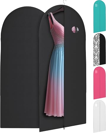 Black Suit, Dress and Gown Garment Travel Bags - 54" x 24" - Men's and Women's