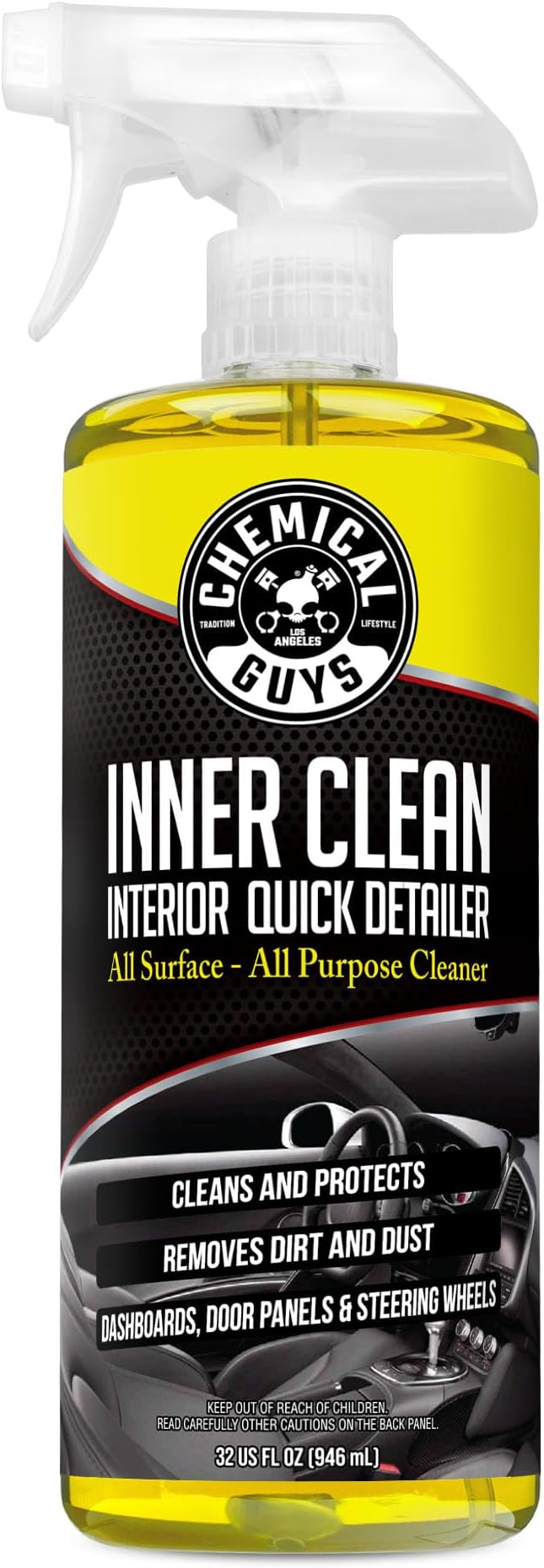 Chemical Guys, InnerClean Interior Quick Detailer, Pineapple Scent, 32 oz