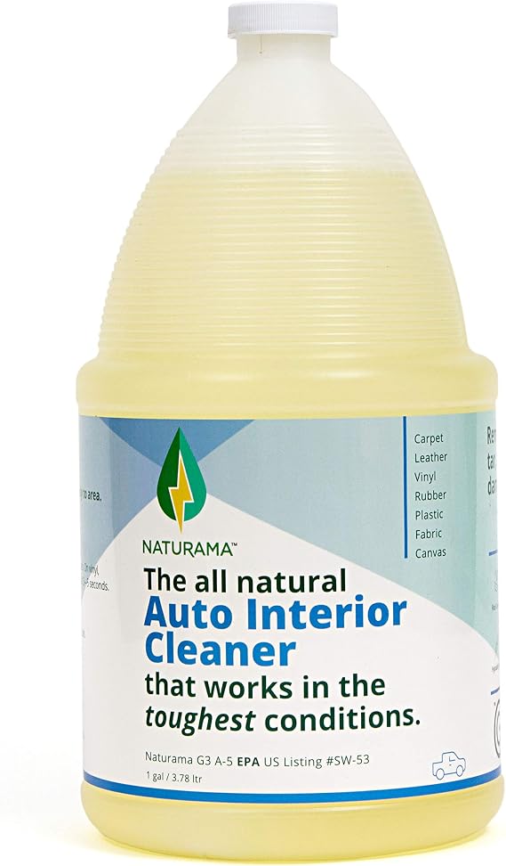 Naturama, All Natural Auto Interior Cleaner, Car Interior Detailer, Car Trim Cleaner, Eco-Friendly EPA Registered. Made 