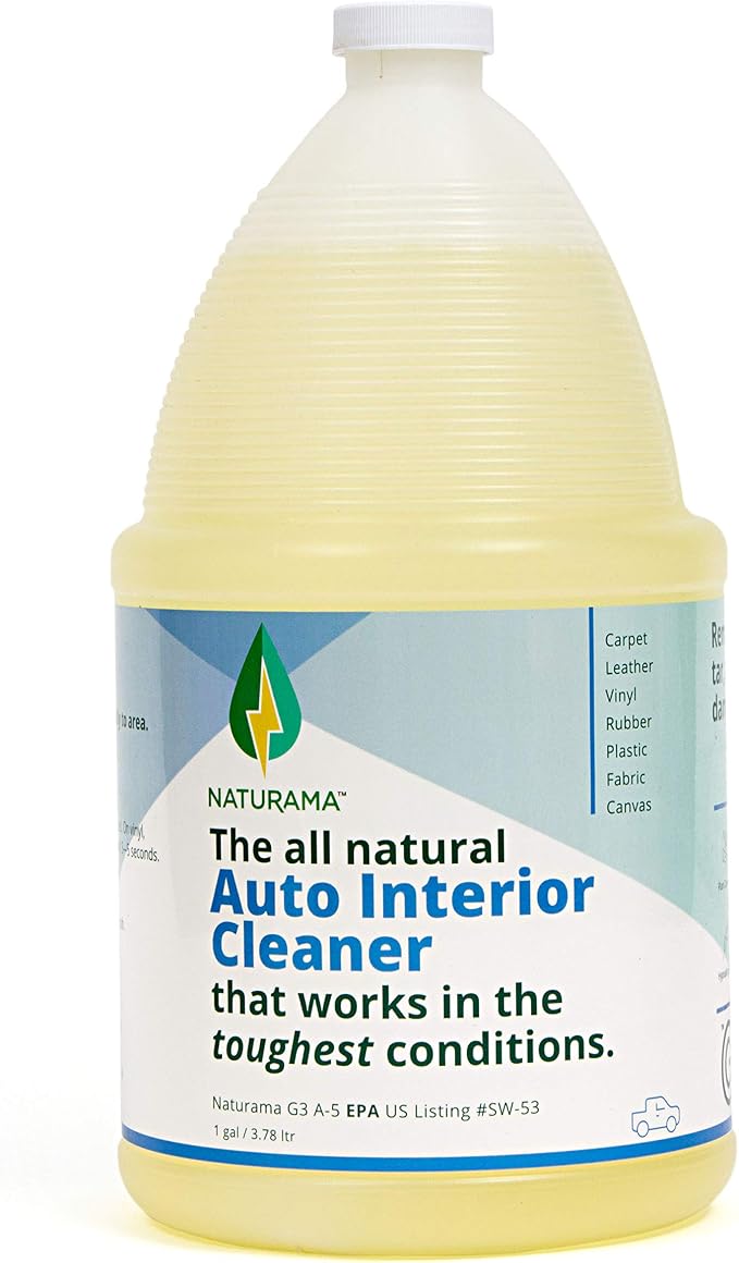 Naturama, All Natural Auto Interior Cleaner, Car Interior Detailer, Car Trim Cleaner, Eco-Friendly EPA Registered. Made 
