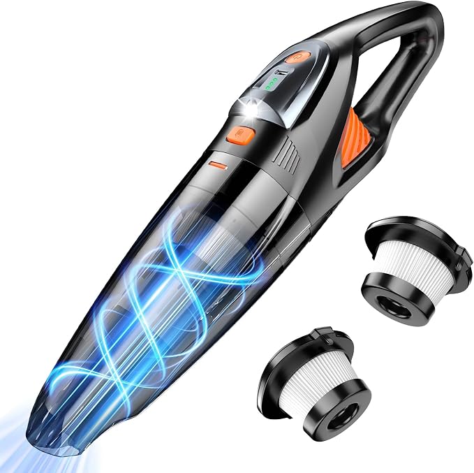 Handheld Vacuum Cordless with HEPA Filters - Cleanova