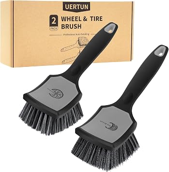 Wheel and Tire Brush Detailing Kit, Gray