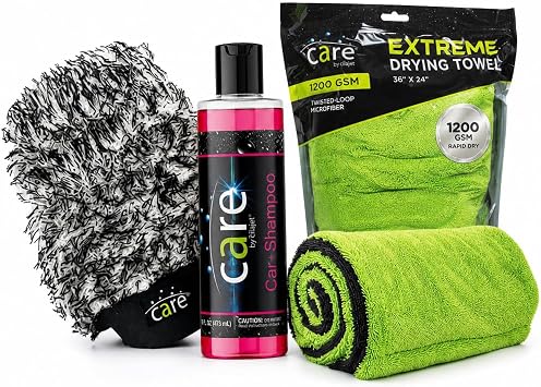 Car Wash Kit, Aviation-Grade Car Cleaning Supplies for Exterior
