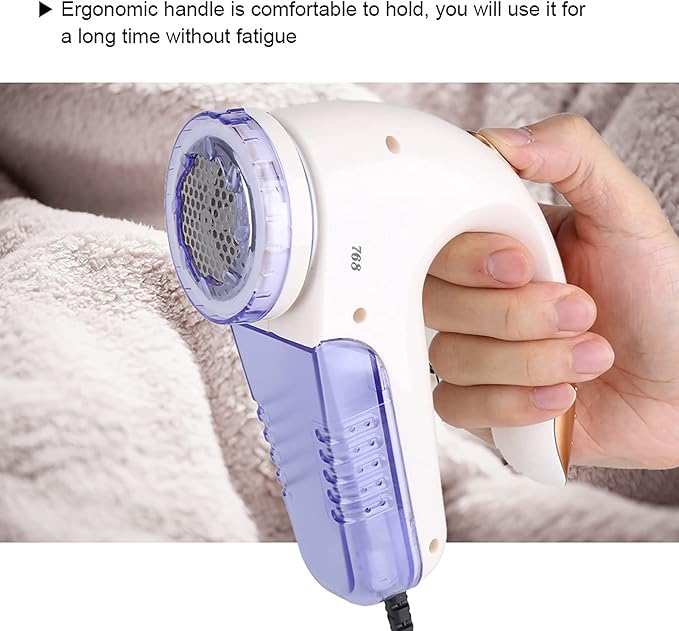 Fabric Shaver, Electric Fuzz Remover Clothes Lint Remover for Clothes Sweater Couch Blanket Curtain Wool Cashmere(US Plug 110V)