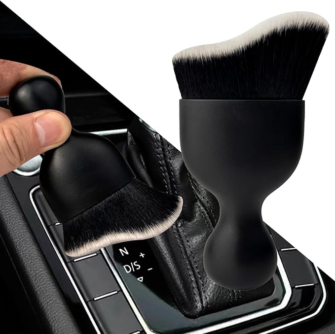 XY North Car Interior Dust Brush, Auto Detailing Brush, Soft Bristles Car Cleaning Brushes, Tool for Air Conditioner Vents, Leather, Computer, Scratch Free, Car Interior Accessories