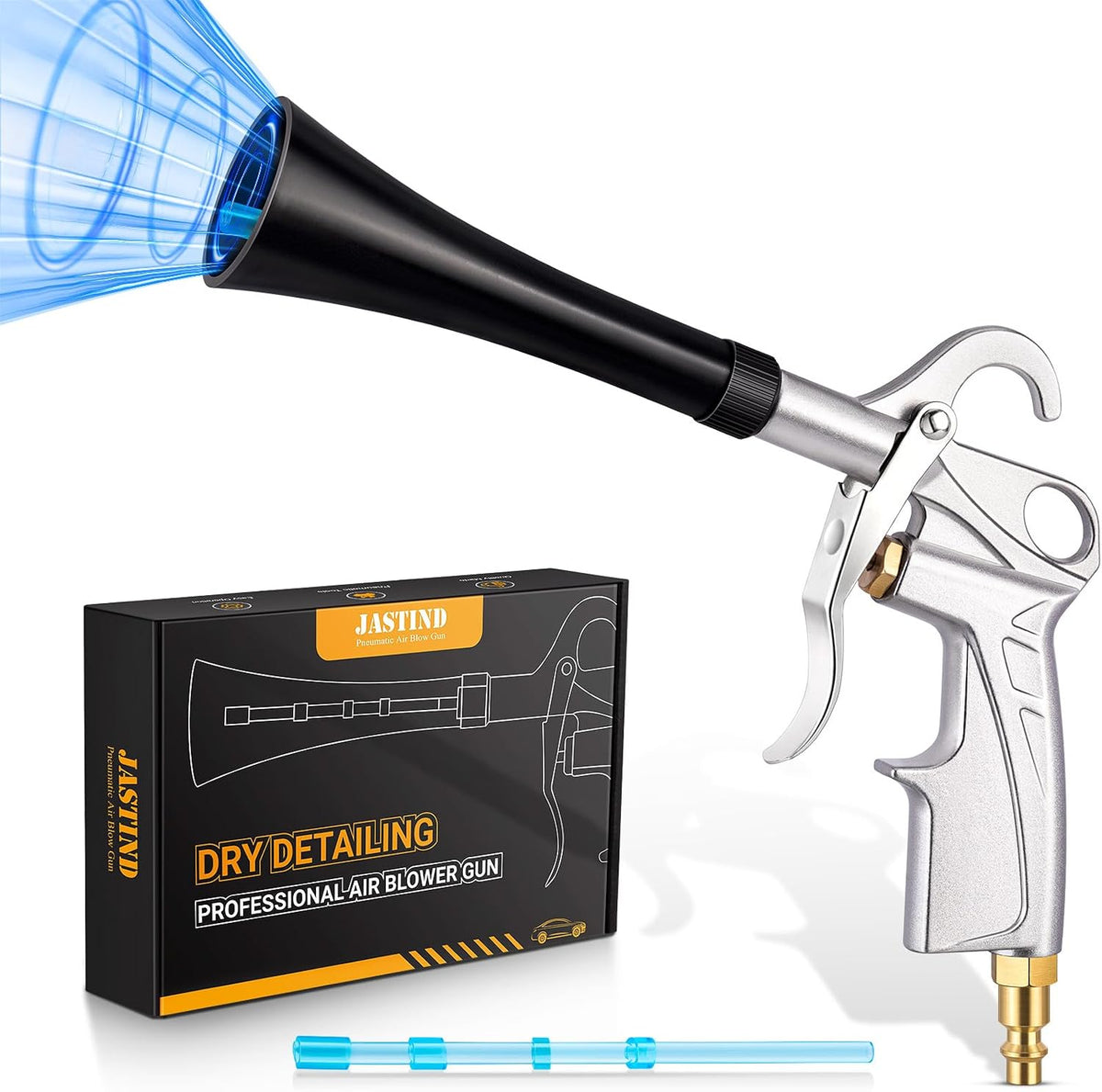 Tornado Car Cleaning Gun, Dry Detailing Air Gun for Compressors