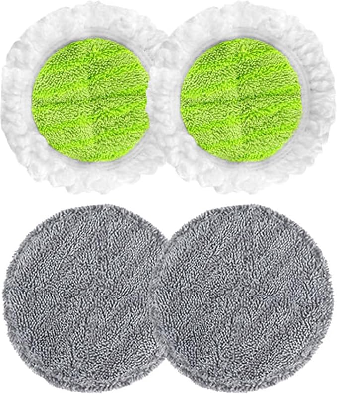 Qimedo Electric Mop M1 Pads,Replacement Pad for Electric Spin Mop,Cordless Electric Mop Replacement Pad for qimedo,VMAI,eous,iDOO,OGORI,KACTOR,latumab,Bissell