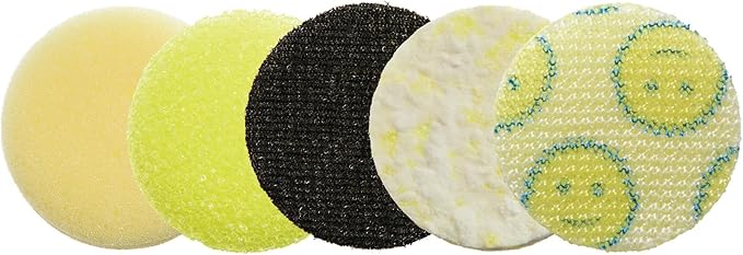 Dremel Versa 5-Pack Scrub Daddy Cleaning Sponge Pads, Variety Pack for Multi-Surface Cleaning, for use in Kitchen, Household and Bathroom - Compatible with Versa Power Scrubber Tool, PC360-5