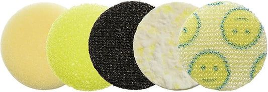 Dremel Versa 5-Pack Scrub Daddy Cleaning Sponge Pads, Variety Pack for Multi-Surface Cleaning, for use in Kitchen, Household and Bathroom - Compatible with Versa Power Scrubber Tool, PC360-5