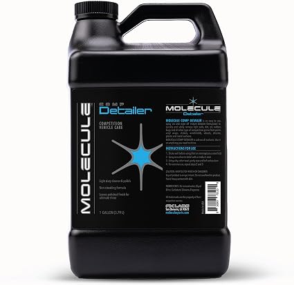 Molecule Competition Detailer | Instant Car Shine Spray for Detailing Kits | Cleans & Polishes Auto Surfaces | Resists D