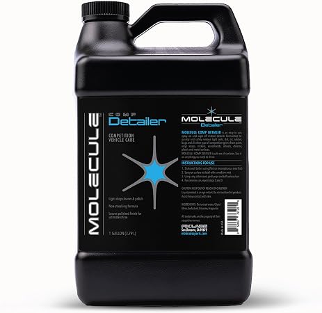 Molecule Competition Detailer | Instant Car Shine Spray for Detailing Kits | Cleans & Polishes Auto Surfaces | Resists D