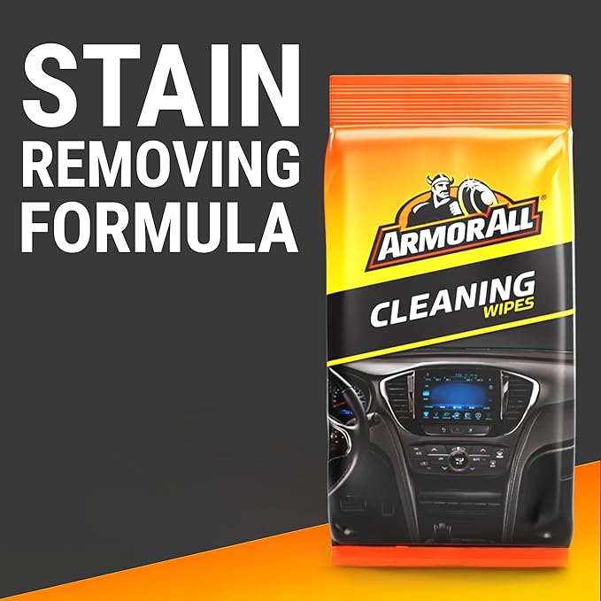 Armor All Interior Car Cleaning Wipes by Armor All, Car Wipes for Dirt and Dust, 60 Count Each, 6 Pack