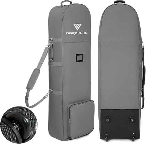 DAREKUKU Golf Travel Bag for Airlines - Heavy Duty 900D Oxford Fabric