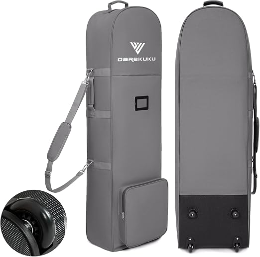 DAREKUKU Golf Travel Bag for Airlines - Heavy Duty 900D Oxford Fabric