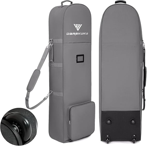 DAREKUKU Golf Travel Bag for Airlines - Heavy Duty 900D Oxford Fabric