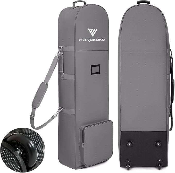 DAREKUKU Golf Travel Bag for Airlines - Heavy Duty 900D Oxford Fabric
