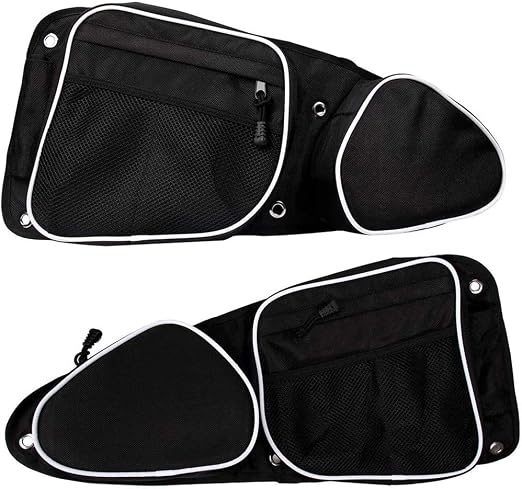 2 Pcs UTV Side Door Bags for Polaris RZR, UTV Front Door Side Storage Bag Set with Knee Pad for 2014-2019 RZR XP4 1000/2