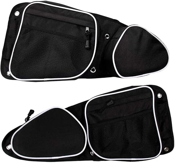 2 Pcs UTV Side Door Bags for Polaris RZR, UTV Front Door Side Storage Bag Set with Knee Pad for 2014-2019 RZR XP4 1000/2