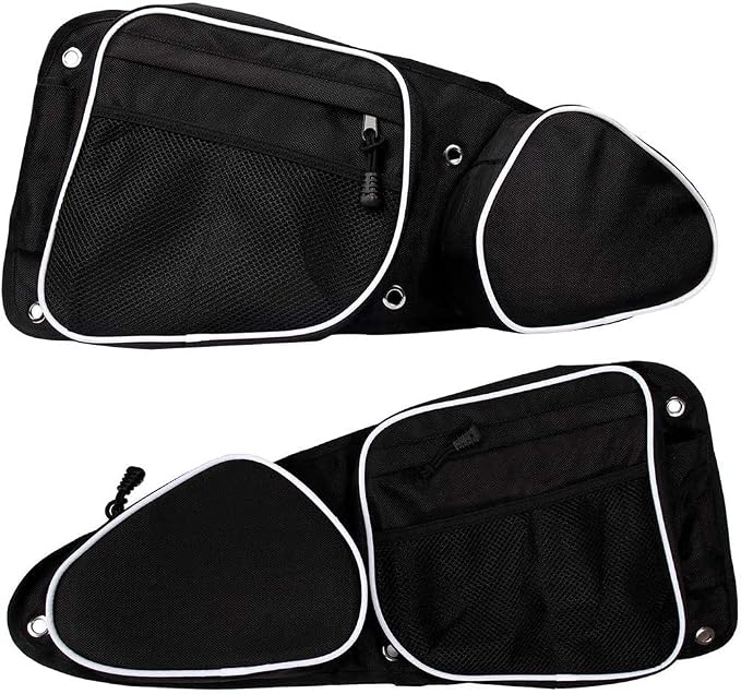 2 Pcs UTV Side Door Bags for Polaris RZR, UTV Front Door Side Storage Bag Set with Knee Pad for 2014-2019 RZR XP4 1000/2