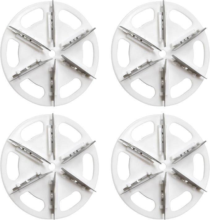 Electrolux Fabric Shaver Replacement Blades, 4-Pack, High Qulity 6-Leaf Blades for Safe and Efficient Lint and Pill Removal, Only Compatible with Electrolux Rechargeable Lint Remover