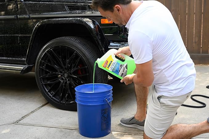 Rain-X 620191 Foaming Car Wash - 100 fl oz. High-Foaming, Concentrated Formula For Greater Cleaning Action, Safely Lifting Dirt, Grime And Residues For An Exceptional Clean 100 Fl Oz (Pack of 4)