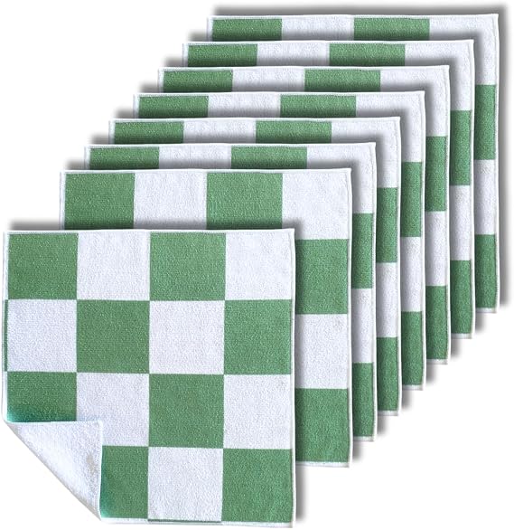 Microfiber Cleaning Cloths 13x13 – Lint-Free, Streak-Free Reusable Towels for Kitchen, Glass, Bathroom & Car | Cloak & S