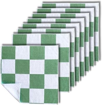 Microfiber Cleaning Cloths 13x13 – Lint-Free, Streak-Free Reusable Towels for Kitchen, Glass, Bathroom & Car | Cloak & S