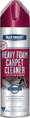 Blue Magic Heavy Foam Carpet Cleaner w/Stain Guard - 22 Ounce