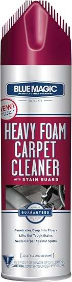 Blue Magic Heavy Foam Carpet Cleaner w/Stain Guard - 22 Ounce