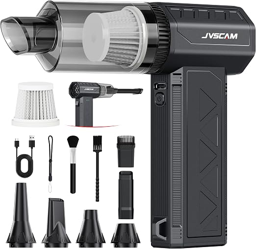 Compressed Air Duster&Vacuum Cleaner, 3-in-1 150000RPM Cordless Air Blower - Cleanova