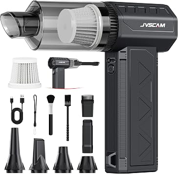Compressed Air Duster&Vacuum Cleaner, 3-in-1 150000RPM Cordless Air Blower - Cleanova