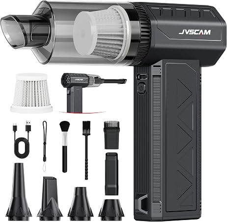 Compressed Air Duster&Vacuum Cleaner, 3-in-1 150000RPM Cordless Air Blower - Cleanova