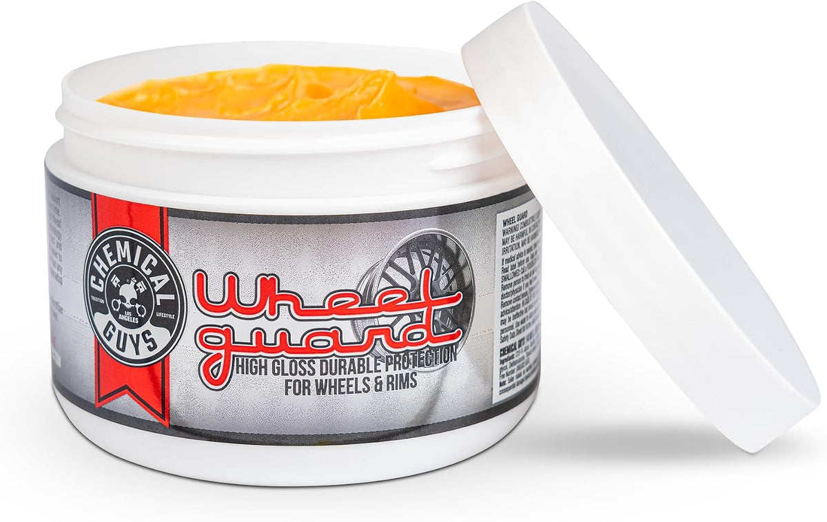 Wheel Guard & Rim Wax for All Wheel Finishes, Carnauba, 8 oz