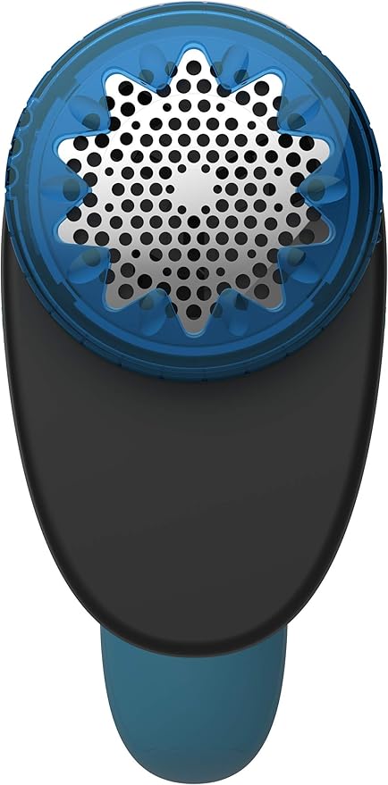 Rowenta JA1011 Portable Lint Remover Shaver with Adjustable Shave Height, Fabric Defuzzer, Blue