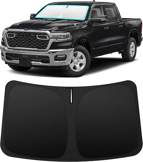 INSAUTO Custom Fit Windshield Sun Shade for Dodge RAM 1500 2019-2026