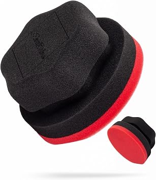 Maxshine Universal Hex Foam Waxing Applicator – Ultra-Soft Scratch-Free Foam Pad for Car Wax, Polish & Sealant – Ergonom