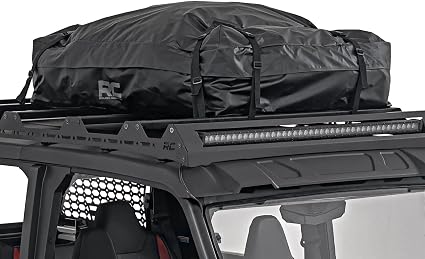 Rough Country Roof Mounted Cargo Bag - 15 Cu.Ft., Weatherproof, Includes Storage Bag, Gray Color