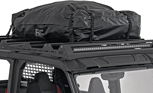 Rough Country Roof Mounted Cargo Bag - 15 Cu.Ft., Weatherproof, Includes Storage Bag, Gray Color